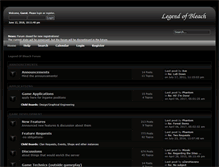 Tablet Screenshot of forum.legendofbleach.com